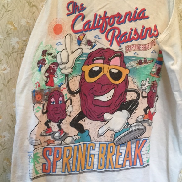 VINTAGE CALIFORNIA RAISINS TANK TOP - Picture 2 of 3